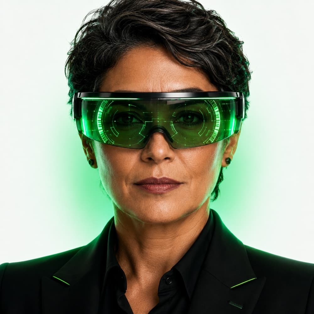 Especialista em obrigações da Contabos com visor verde